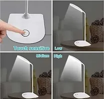 Study Desk lamp Rechargeable LED Touch On Off Switch Study Reading Dimmer Led Table Lamps White Desk Light Lamp-thumb2