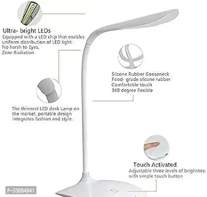 Study Desk lamp Rechargeable LED Touch On Off Switch Study Reading Dimmer Led Table Lamps White Desk Light Lamp-thumb4