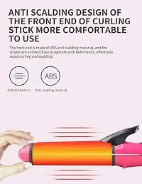 2 in 1 Professional Hair Straightener Curler  (Pink)-thumb4