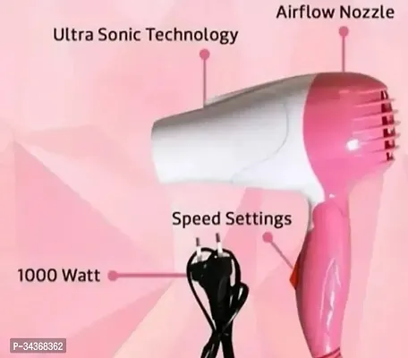 NV-1290 Foldable Hair Dryer ( Pink or Blue)-thumb0