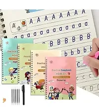 Magic Re-Usable Drawing, Alphabet, Numbers And Math Exercise Books For Children-thumb1