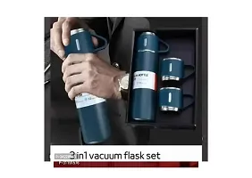 Stainless Steel Vacuum Insulated Bottle Water Flask Gift Set with Two Cups Gifts for Employees Corporate Gift Items Vacuum Flask Set with 2 Mugs-thumb4