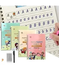 4 Pcs Set Reusable Handwriting Practice Magic Writing Book For Kids-thumb1