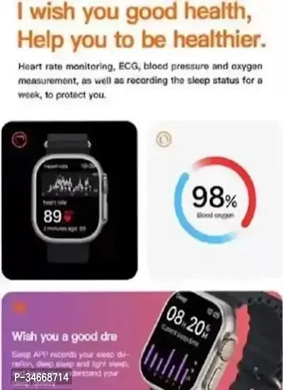 Ultra BT Calling Smart Watch With Health Tracker-thumb4