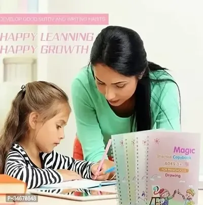 Practice Writing Book with Pen For Kids Pack of 4