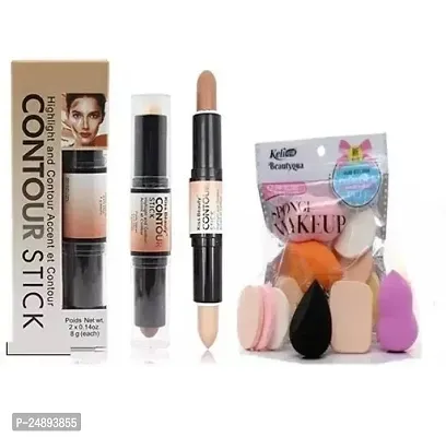 contour stick with makeup puff blender pack-thumb0