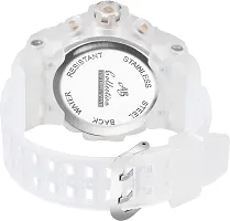 Excellent Silver Silicone Analog  Digital For Men-thumb1