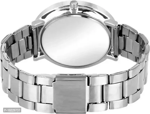 Excellent White Stainless Steel Analog For Men-thumb2