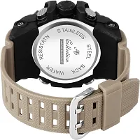 Excellent Black Silicone Analog  Digital For Men-thumb1