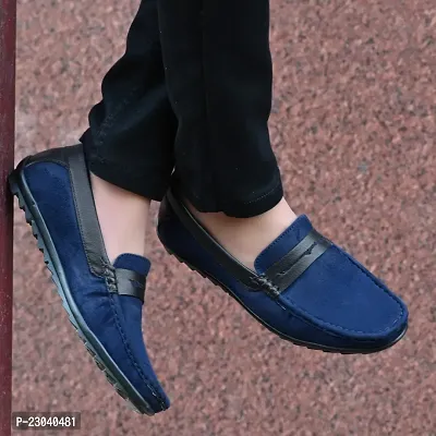 Scover blue loafer for men-thumb0