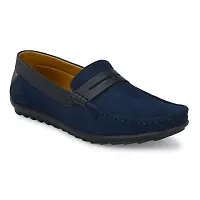 Scover blue loafer for men-thumb1