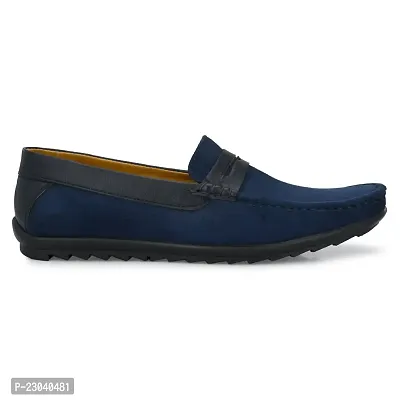 Scover blue loafer for men-thumb3