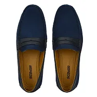 Scover blue loafer for men-thumb4