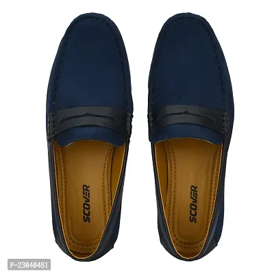 Scover blue loafer for men-thumb5