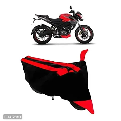 GANPRA Presents Semi Waterproof  Dustproof Scooter Bike Cover Compatible with Bajaj Pulsar 200 NS DTS-i (Red)-thumb0