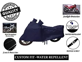 GANPRA Presents Water Resistant  All Weather Protection Bike Cover Compatible with Hero HF (Navy Blue)-thumb2