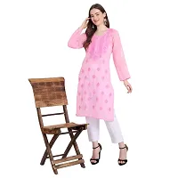 Stylish Women Georgette Casual Kurta-thumb2