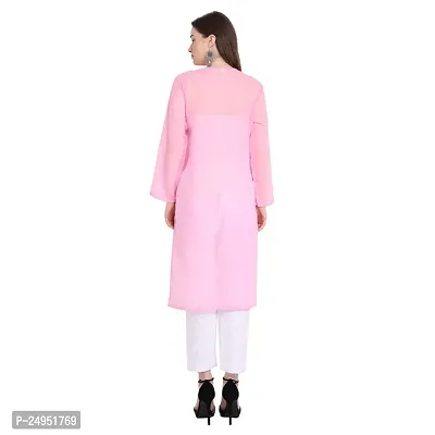 Stylish Women Georgette Casual Kurta-thumb2