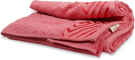 Comfortable Multicoloured Bath On Cotton 500 Gsm Bath Towel Set-thumb3