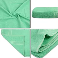 Comfortable Multicoloured Bath On Cotton 400 Gsm Bath Towel Set-thumb2