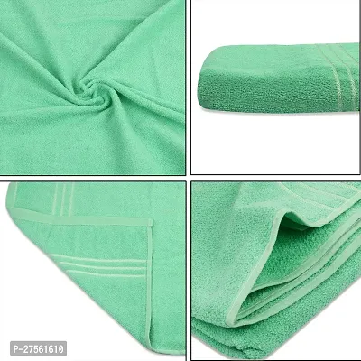 Comfortable Multicoloured Bath On Cotton 400 Gsm Bath Towel Set-thumb3