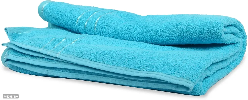 Comfortable Multicoloured Bath On Cotton 400 Gsm Bath Towel Set-thumb4