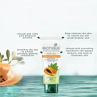 Biotique Papaya Deep Cleanse Face Wash | Gentle Exfoliation | Visibly Glowing Skin | 100% Botanical Extracts| Suitable for All Skin Types-thumb2