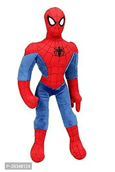 Spiderman Toy For Kids Baby Gift Items Stuff Plush Soft Toy For Boy Cute Toy  (Red, Blue)-thumb3