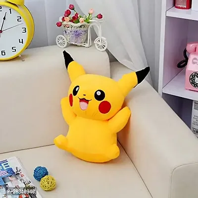 Yellow Pikachu Pokemon Stuffed Soft Plush Toy-thumb4