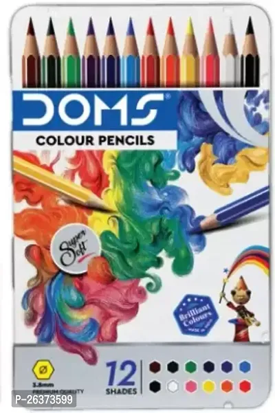 DOMS C0L0R PENCIL NORMAL Shaped Color Pencils-thumb0