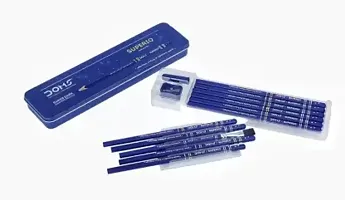 DOMS Superio Non-Toxic Super Dark Graphite Pencils | Tumbler Pack (22 PCS) Pencil  (Multicolor)-thumb1