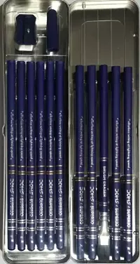 DOMS Superio Non-Toxic Super Dark Graphite Pencils | Tumbler Pack (22 PCS) Pencil  (Multicolor)-thumb3