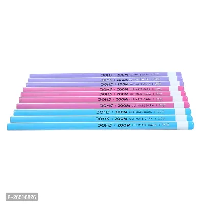 Doms Zoom Ultimate Dark Triangle Pencils (Pack of 10 x 10 Set) (Model Number: DM3440P10)-thumb2