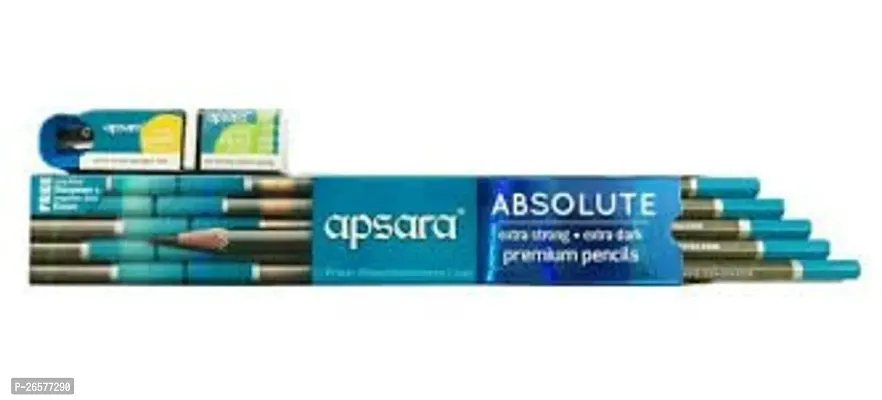 Apsara Absolute Premium Pencils (Pack Of 50Pc.),Black-thumb2