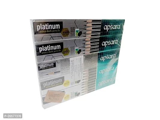 Apsara Platinum Extra Dark Pencils Pack of - 5-thumb0
