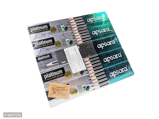 Apsara Platinum Extra Dark Pencils Pack of - 5-thumb4