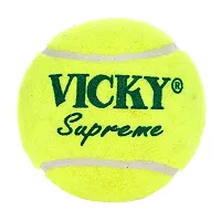 Vicky Supreme Tennis/Cricket Ball, Pack of 3-thumb1