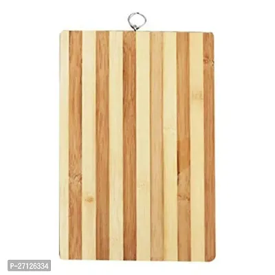 Giffyreg; Large Size- (34*24 cm) Cutting and Chopping Bamboo Wooden board with Hook Best for Vegetable, Fruit and Meat-thumb0