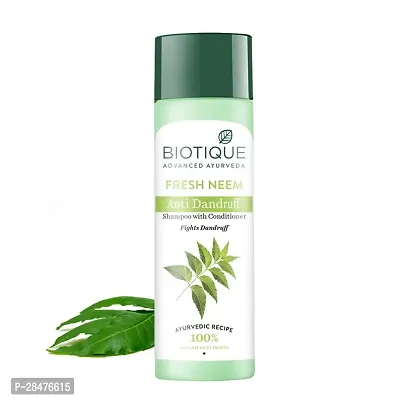 Biotique Fresh Neem Anti Dandruff Shampoo and Conditioner 340ml-thumb0