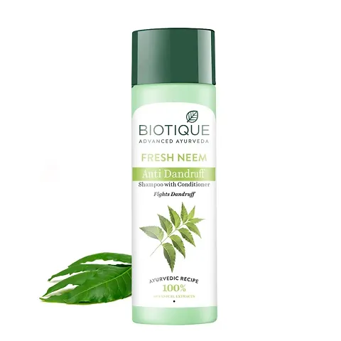 Biotique Fresh Neem Anti Dandruff Shampoo and Conditioner 340ml