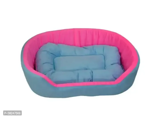 Furry Smile Ultimate Simple Bed Sofas  Chairs for Dogs and cat Skyblue Pink Small Size