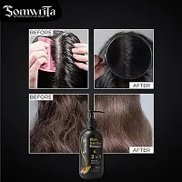 Organic Shampoo Herbal 3 in 1 Hair Dye Instant Black Hair Shampoo Men Women_09  (300 ml)-thumb1