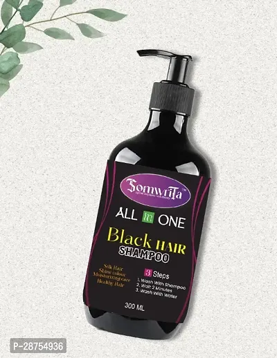 SOMWRITA Hair Shampoo for Women  Men 100% Coverage Shampoo 300ml-thumb0