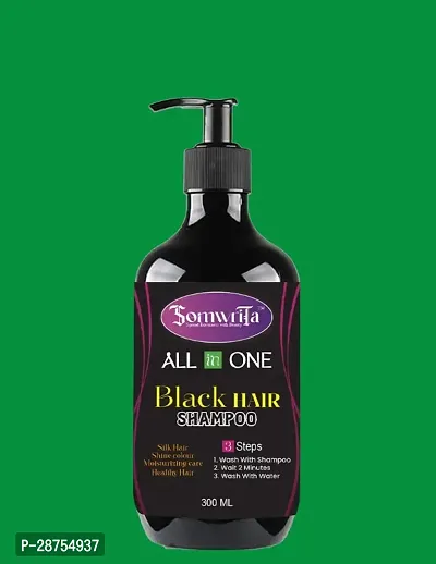 SOMWRITA Hair Shampoo for Women  Men 100% Coverage Shampoo 300ml-thumb0