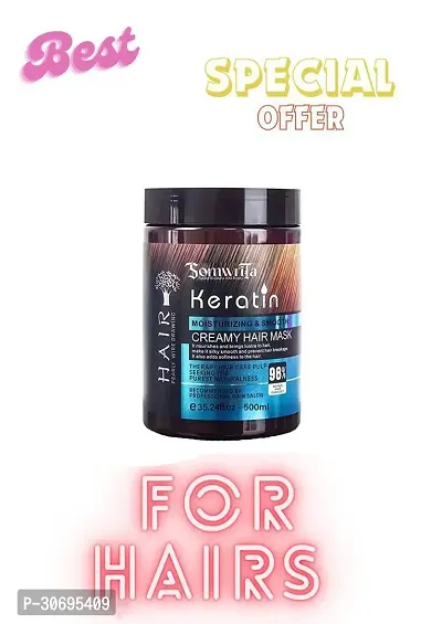 Professional Keratin Cream Hair Mask 500gm-thumb0