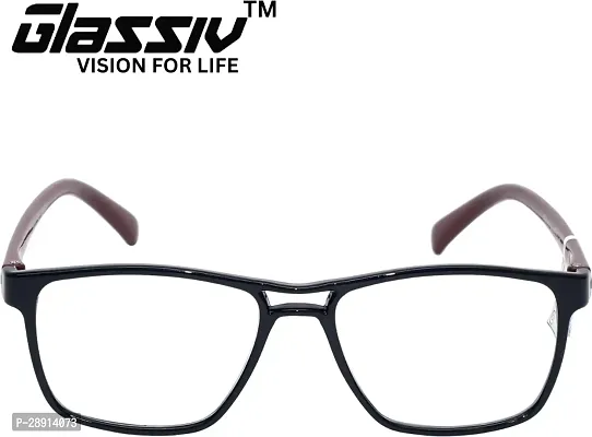 GLASSIV Full Rim +2.75 Square Reading Glasses 50 mm
