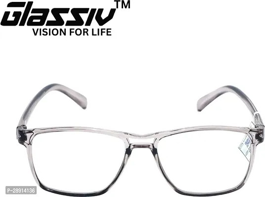 GLASSIV Full Rim +2.25 Square Reading Glasses 50 mm