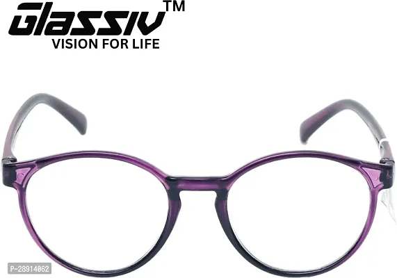 GLASSIV Full Rim +2.25 Round Reading Glasses 50 mm