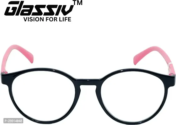 GLASSIV Full Rim +2.75 Round Reading Glasses 50 mm-thumb0