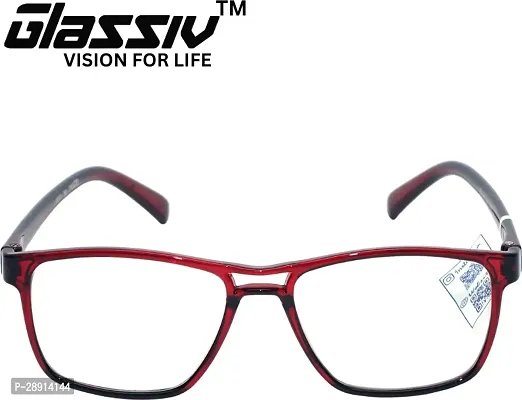 GLASSIV Full Rim +2.25 Square Reading Glasses 50 mm